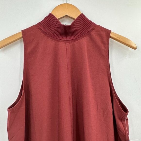 Athleta Initiative Clay Quick Drying Wrinkle Resistant Sleeveless Medium Dress - Picture 4 of 11